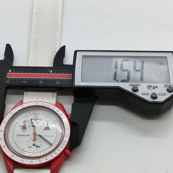 Omega x Swatch Watch 39mm Men's Whites 300-082025 - Picture 8 of 9